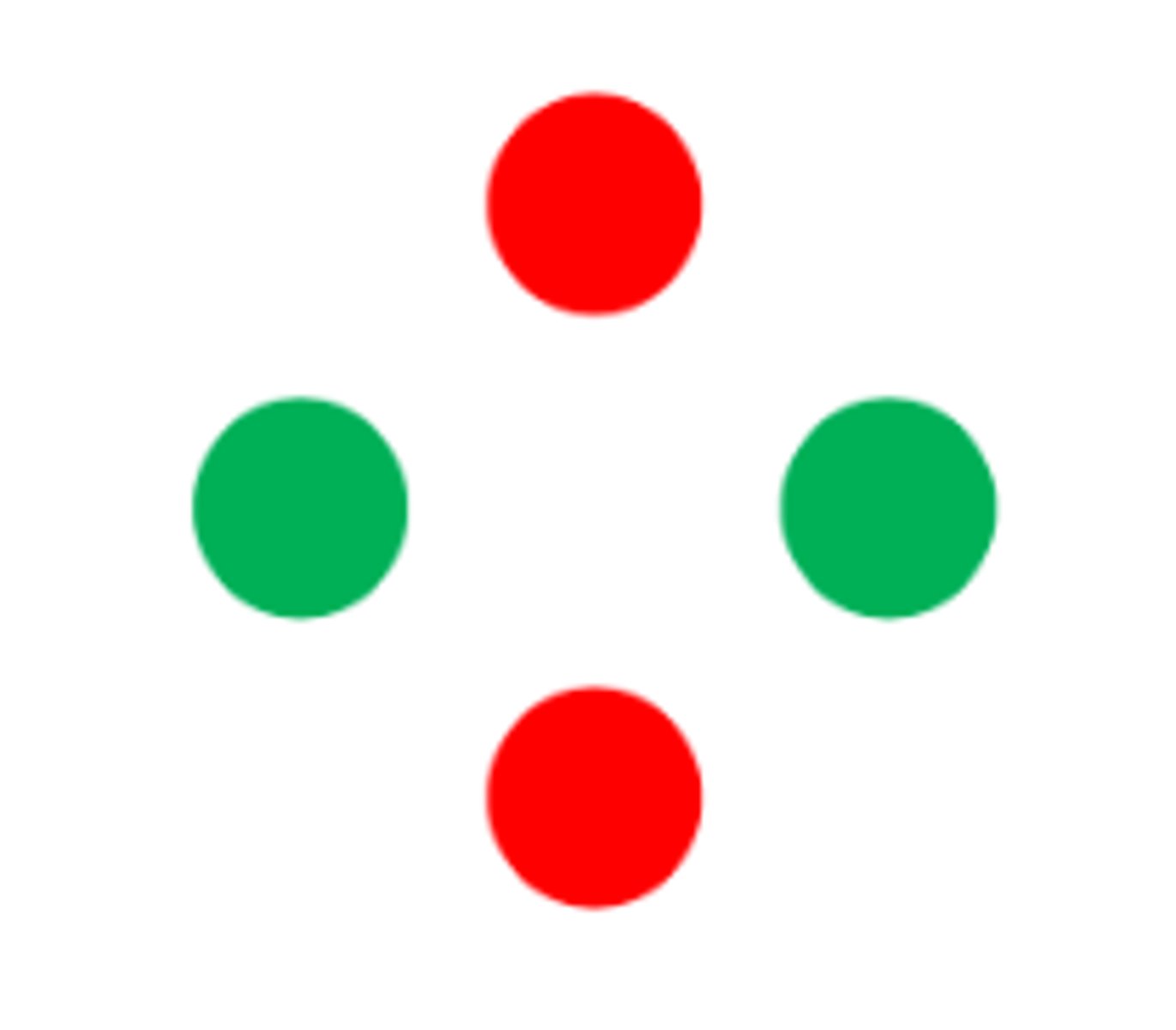 <p>If the patient see this, but the green lights are flashing on and off, what does that indicate?</p>