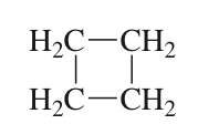 <p>cyclobutane</p>