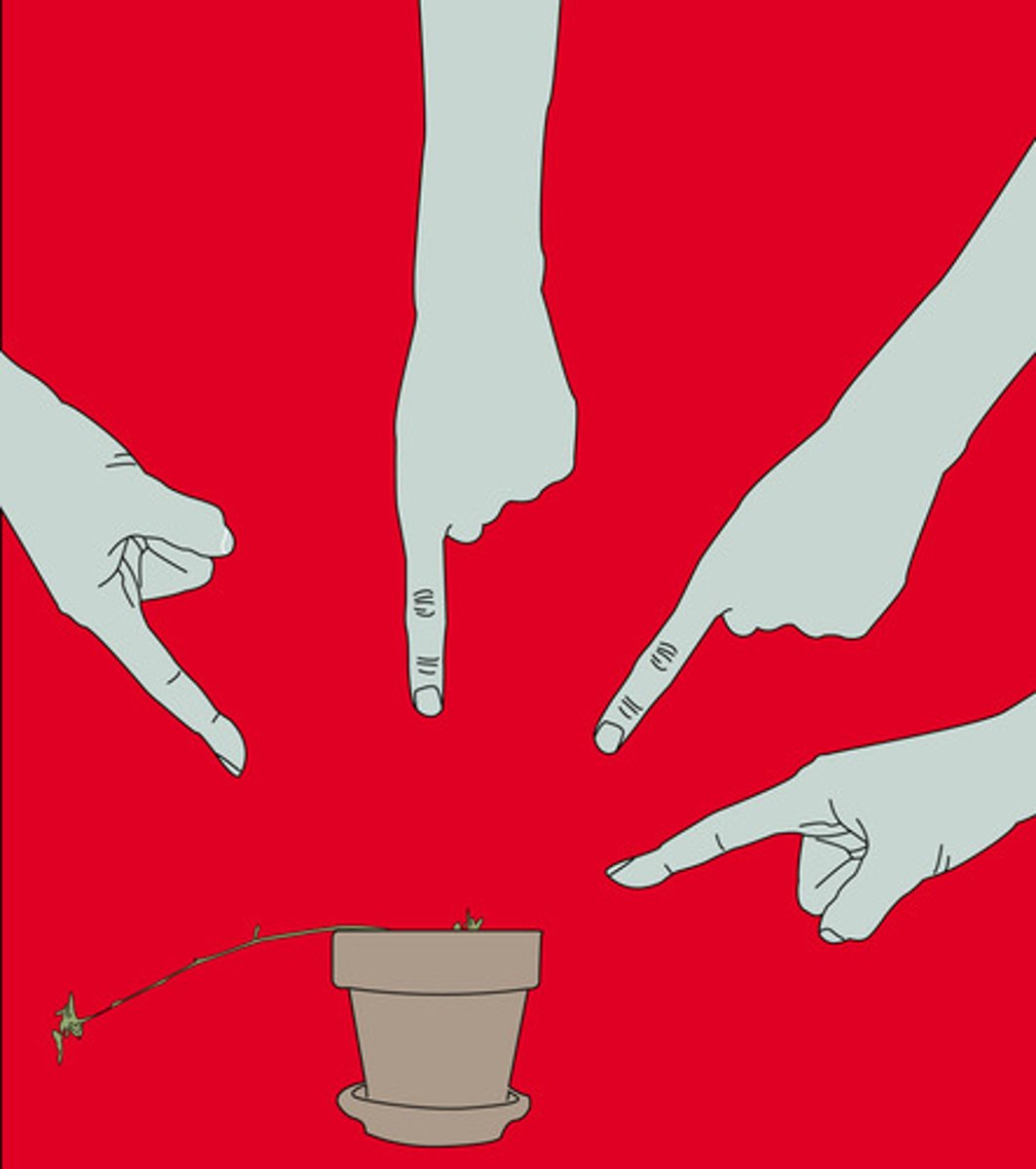 <p>(adj.) deserving blame, worthy of condemnation</p><p>synonyms: guilty, delinquent, peccant, blameworthy</p><p>antonyms: blameless, innocent, laudable, meritorious</p>