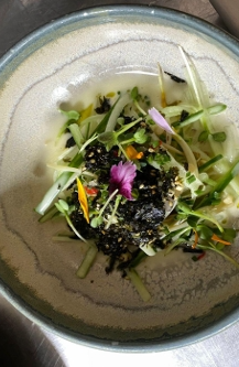 <p>Enoki Salad</p>