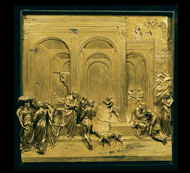 <p><span>Ghiberti, <em>Jacob and Esau</em>, c. 1435</span></p>