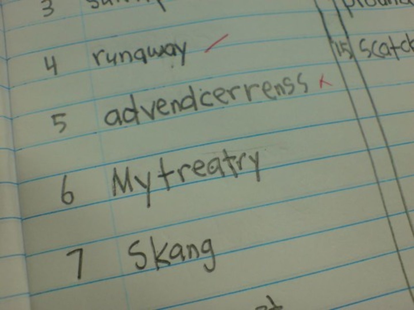 <p>spelling</p>