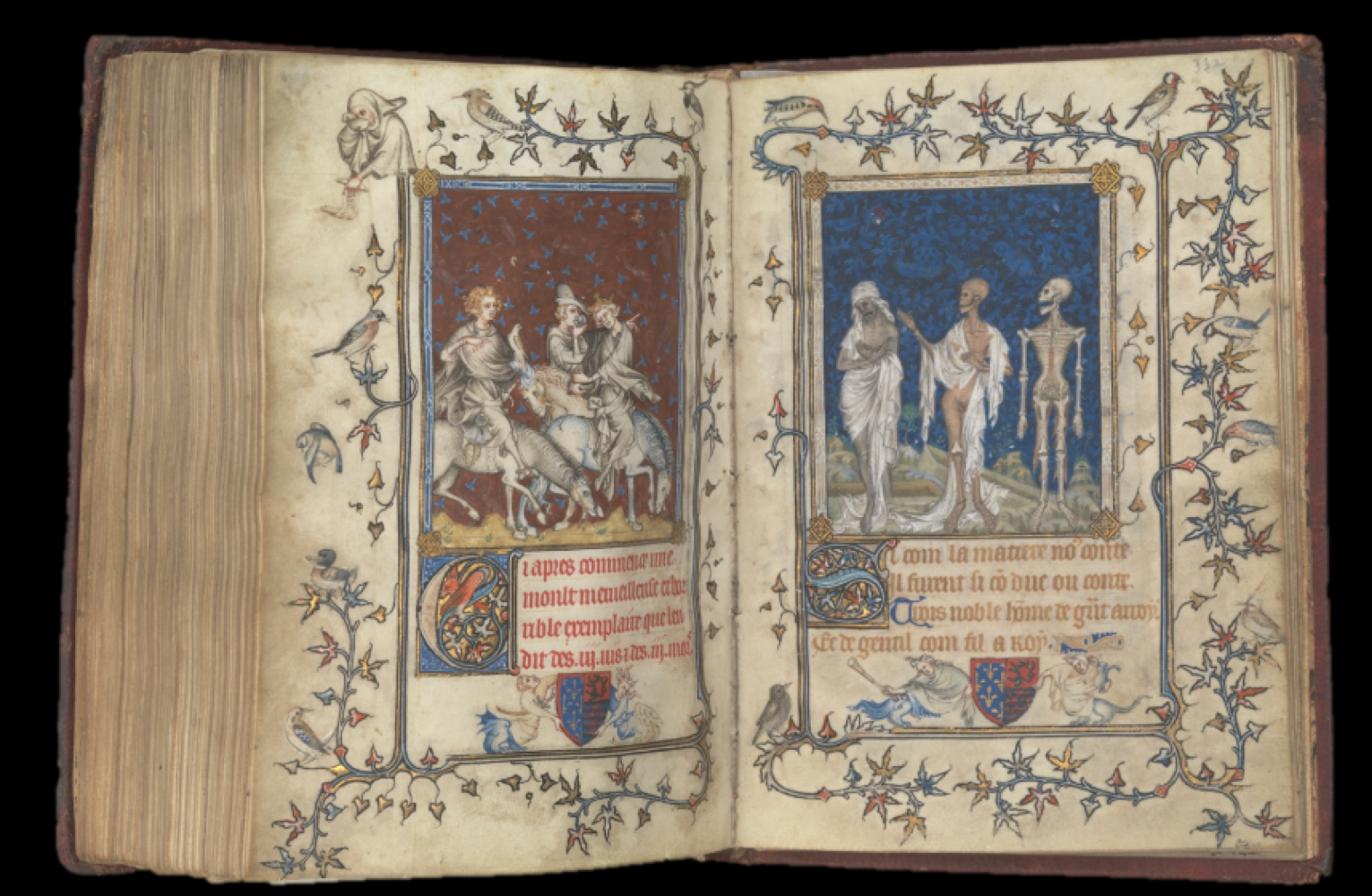 <p>describe the images of the <span style="background-color: transparent;"><span>Prayer Book of Bonne of Luxembourg and their significance</span></span></p>