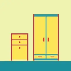 <p>closet, wardrobe</p>