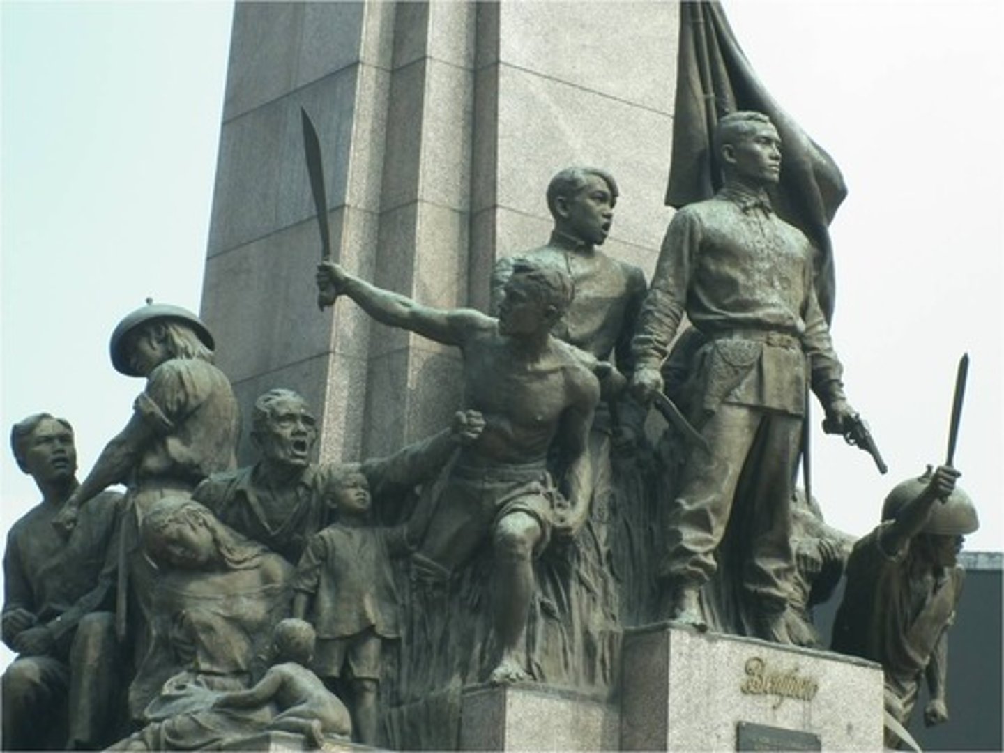 <p>A memorial monument in Caloocan, Philippines which was designed by National Artist Guillermo Tolentino to commemorate the Philippine revolutionary Andrés Bonifacio, the founder and Supremo of the Katipunan.</p>