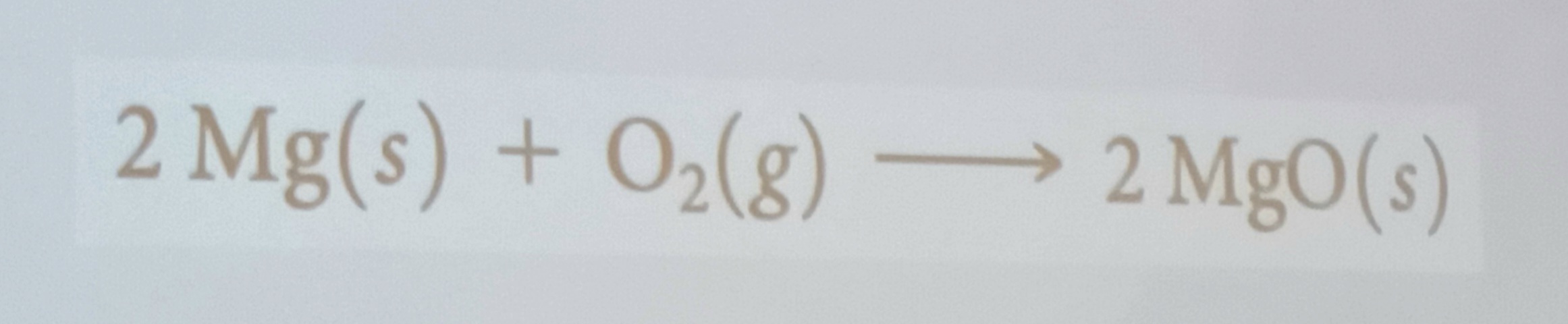 Two or more substances react to form one produc. A reaction of this type between a metal and a non metal produces an ionic solid