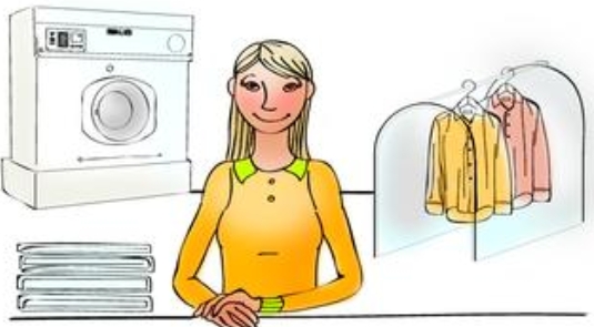 <p>A <strong>laundry</strong> is a place where clothes are washed.</p><p><span>|ˈlɔːndrɪ|</span></p><p>Прачечная</p>
