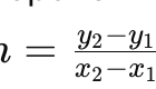 <p>M = y2-y1/x2-x1</p>