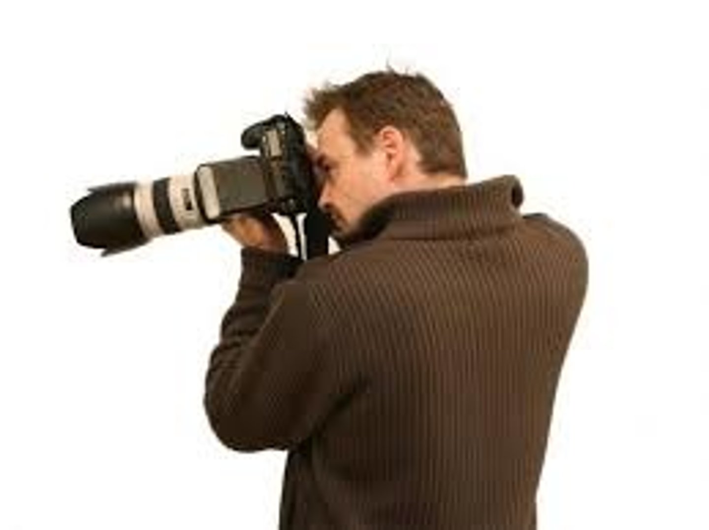 <p>a photographer (male)</p>