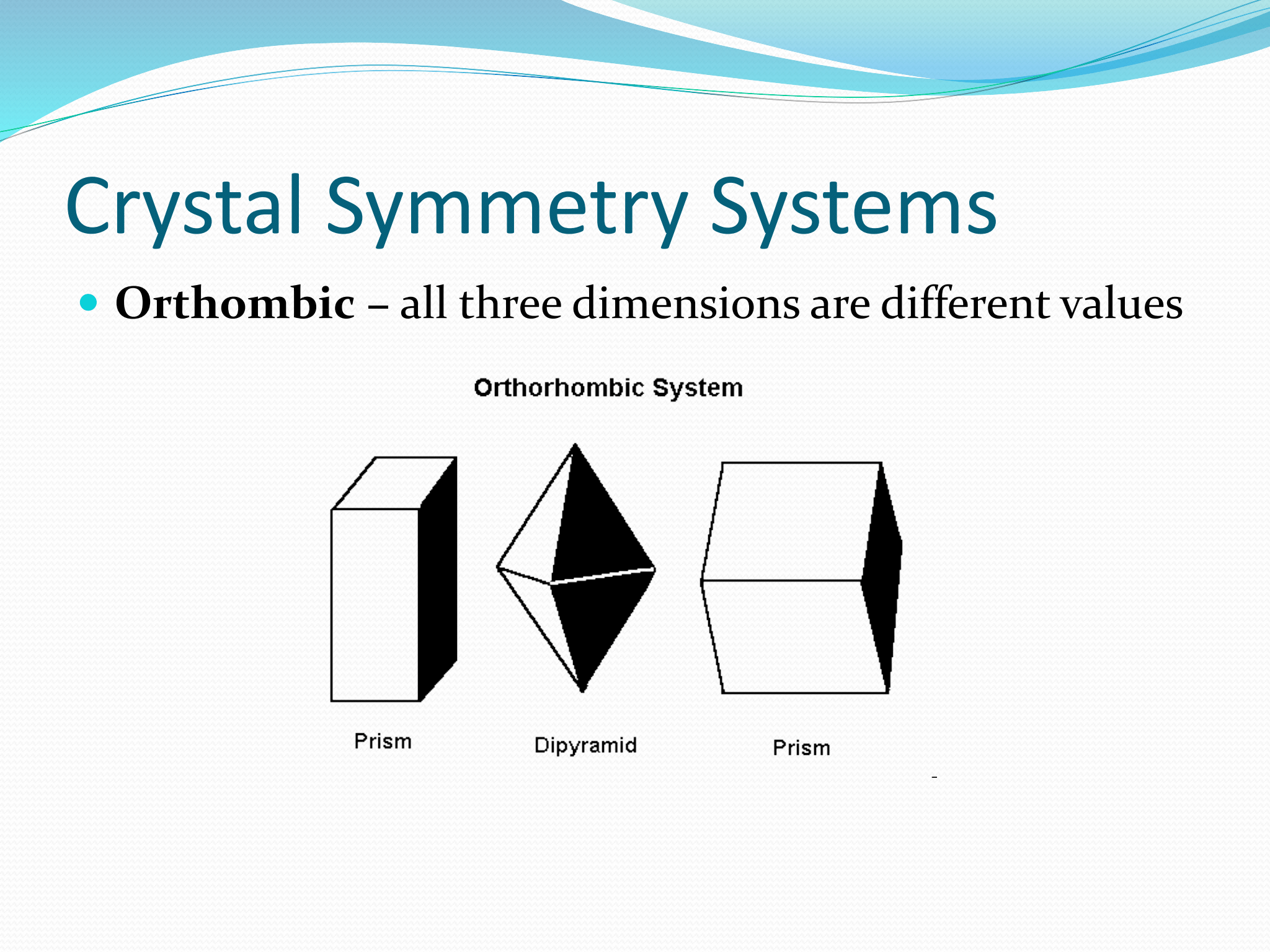 <p>all three dimensions are different values </p>