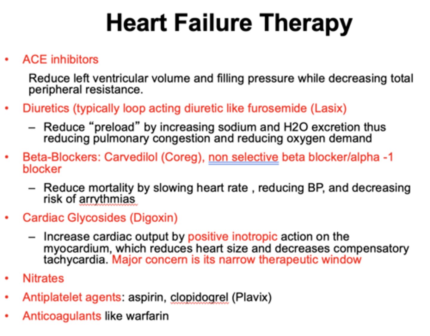 <p>beta blockers</p>