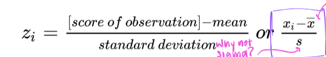 <p>standard score/standard deviation units</p>