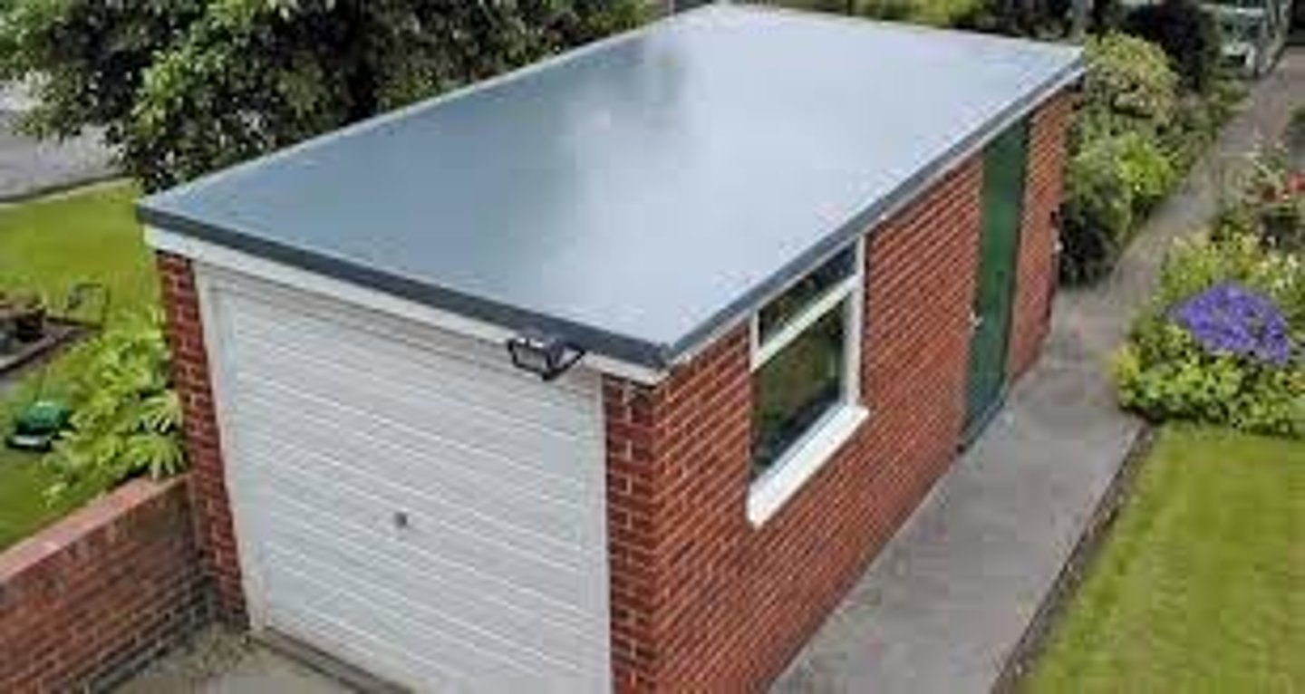 <p>- Made popular by European Architects of the 20th Century</p><p>- Widely used today</p><p>- Makes it possible to put a roof over a building that has a large plan</p><p>- Flat roofs are rarely actually flat - but have a very low slope</p>