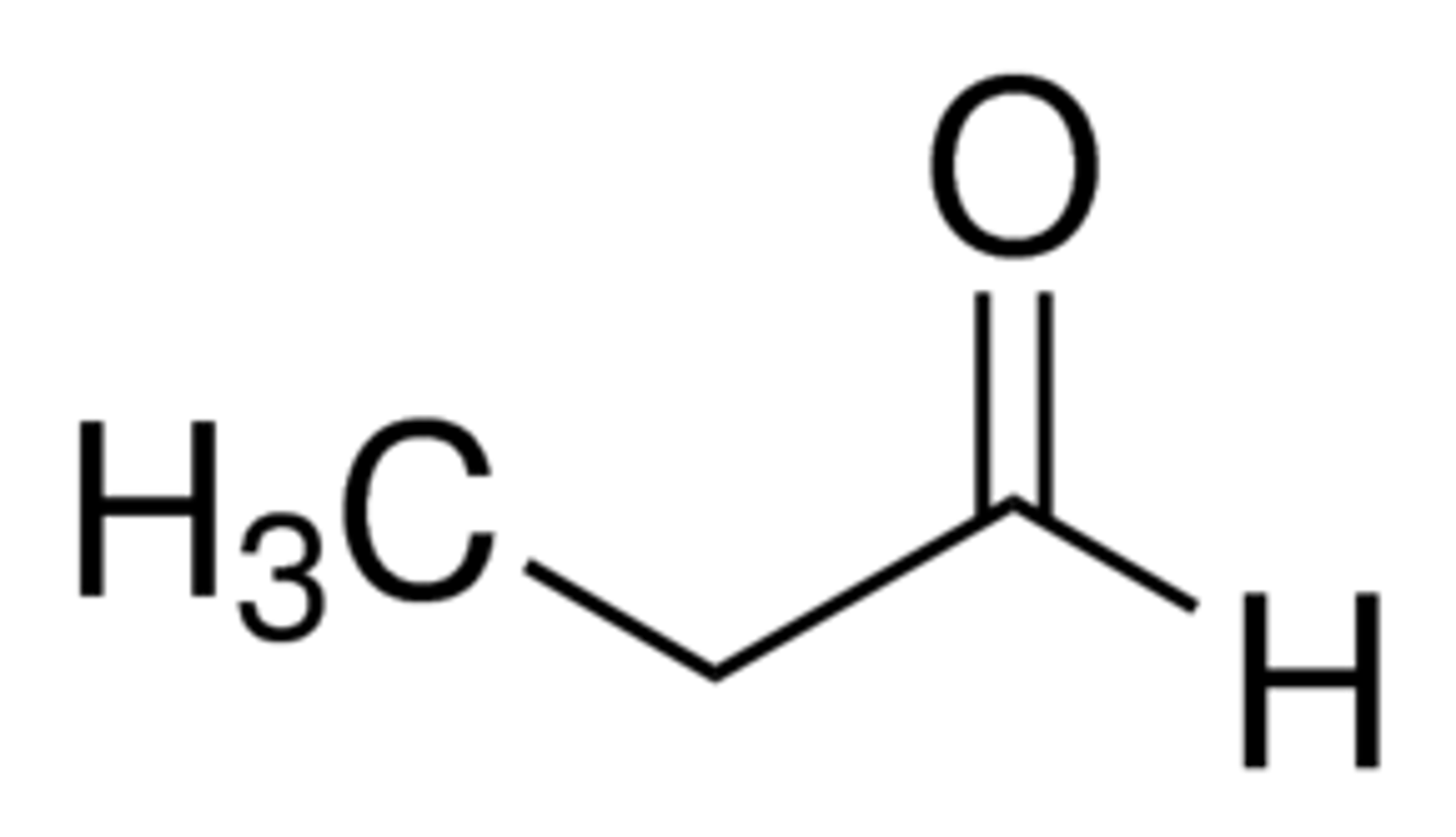 <p>propionaldehyde</p>