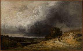 <p>paysage, style romantique </p>