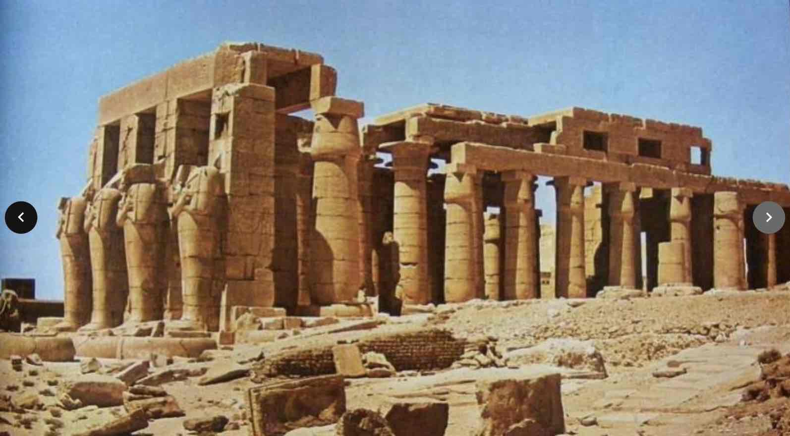 <p>Ramesseum w Tebach</p>