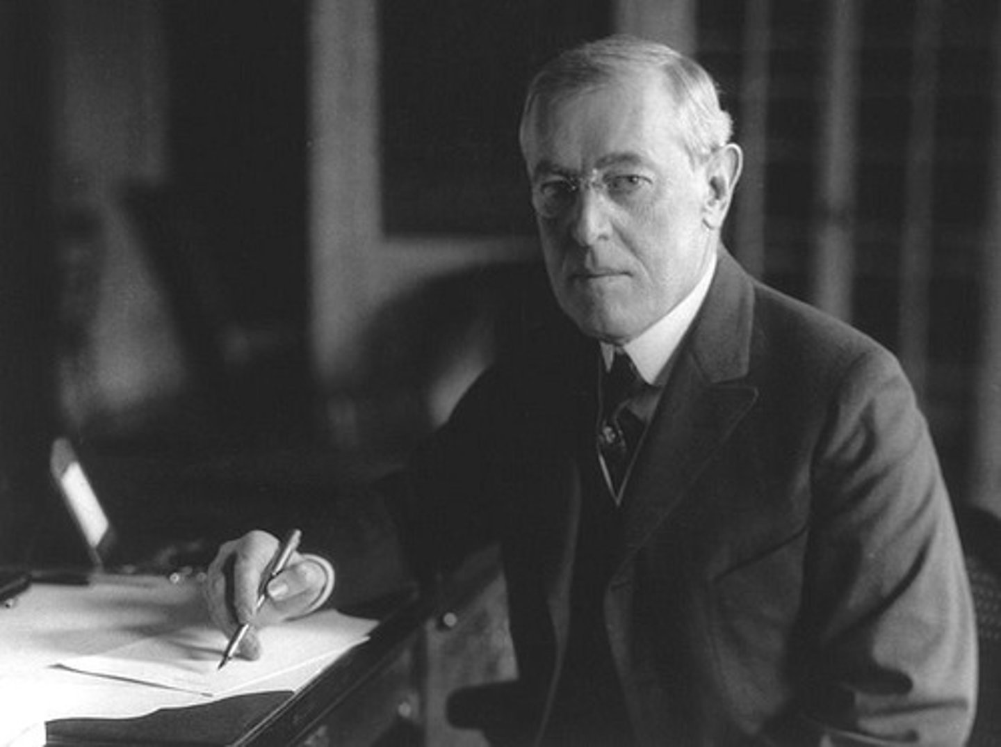 <p>This is the plan for post-World War I outlined by President Wilson in 1918. This plan called for self-determination (countries in Africa and Asia govern themselves), freedom of the seas, free trade, end to secret agreements, reduction of arms and a league of nations.</p>