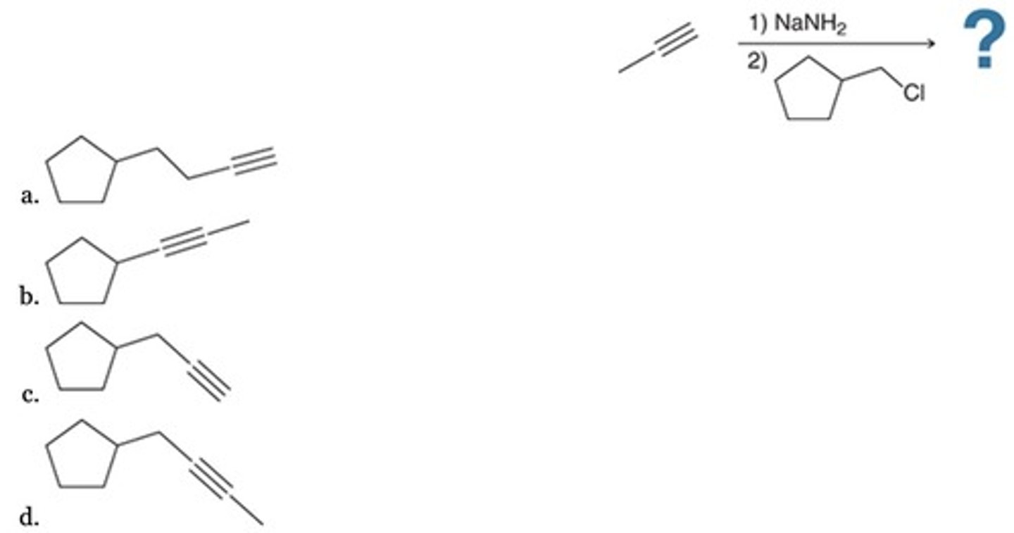 <p>Predict the major product of the following reaction sequence:</p>