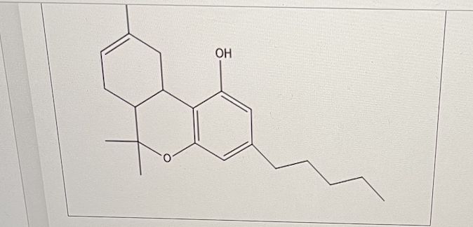 <p>For 11-nor-9-carboxy-9-THC, calculate the percent ionization of the carboxyl center in the duodenum (round up or down to whole number).</p>
