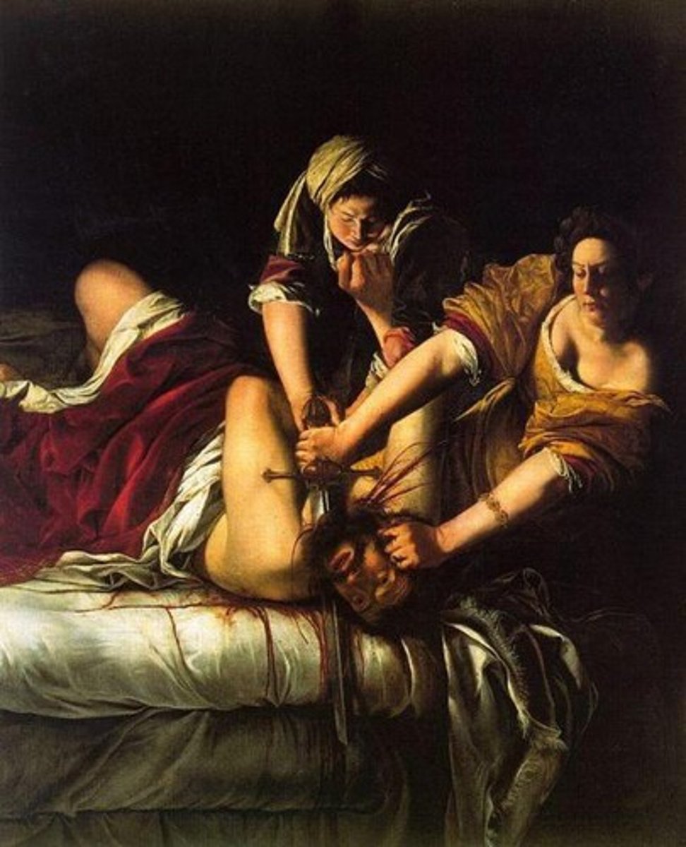 <p>the use of lines created by the figures' limbs</p>