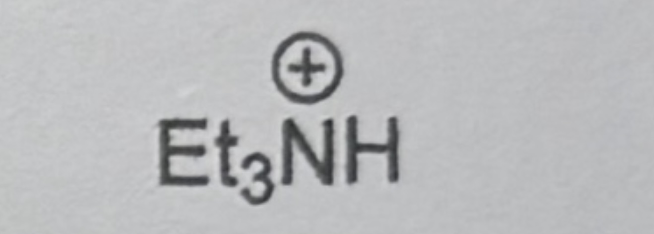 <p>Triethylammonium ion</p>