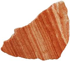 <p>This rock ranges from tan to orangery in color. It is formed from sand, and is a clastic rock. It has large sand sized grains, and is usually a bit rough to the touch.  </p>