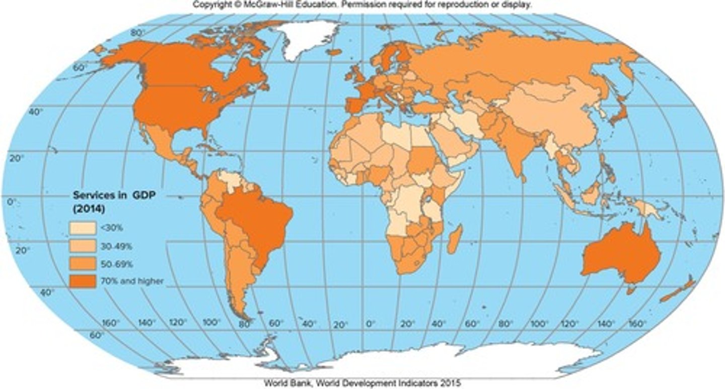 <p>Over 70%, up from about 55% in 1980.</p>
