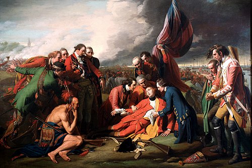 <p>Death of General Wolfe, 1770</p>