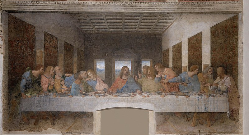 <p>Last Supper Leonardo da Vinci. c. 1494-1498 C.E. Oil and Tempera The Last Supper is remarkable because the disciples are all displaying very human, identifiable emotions. The Last Supper had certainly been painted before. Leonardo&apos;s version, though, was the first to depict real people acting like real people.</p>