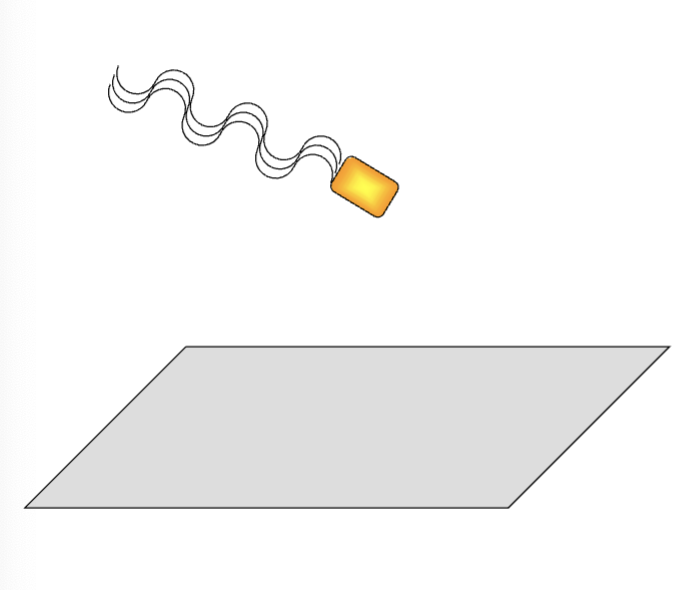 <p>takes place in liquid, individual movement, powered by rotating flagella</p>