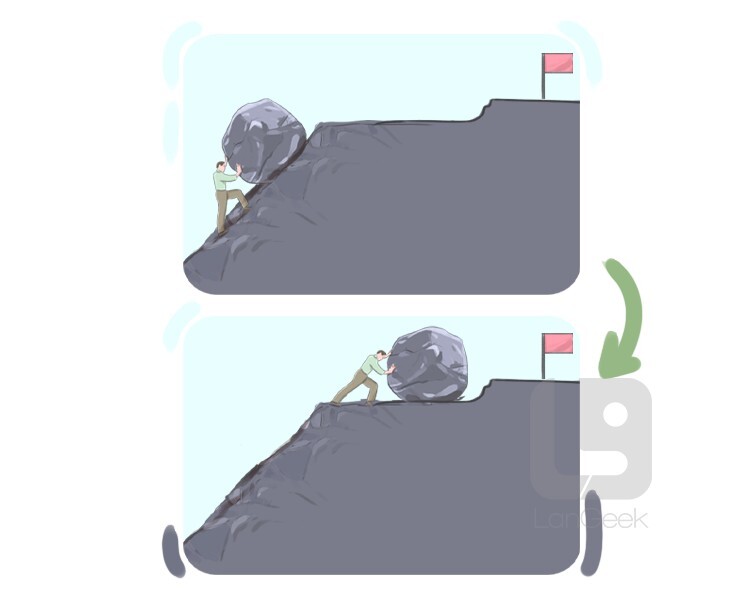 <p>lograr hacer algo con éxito</p>