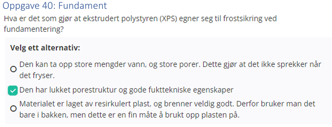 <p>Den har lukket porestruktur og gode fukttekniske egenskaper</p>