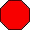 a polygon with 8 sides