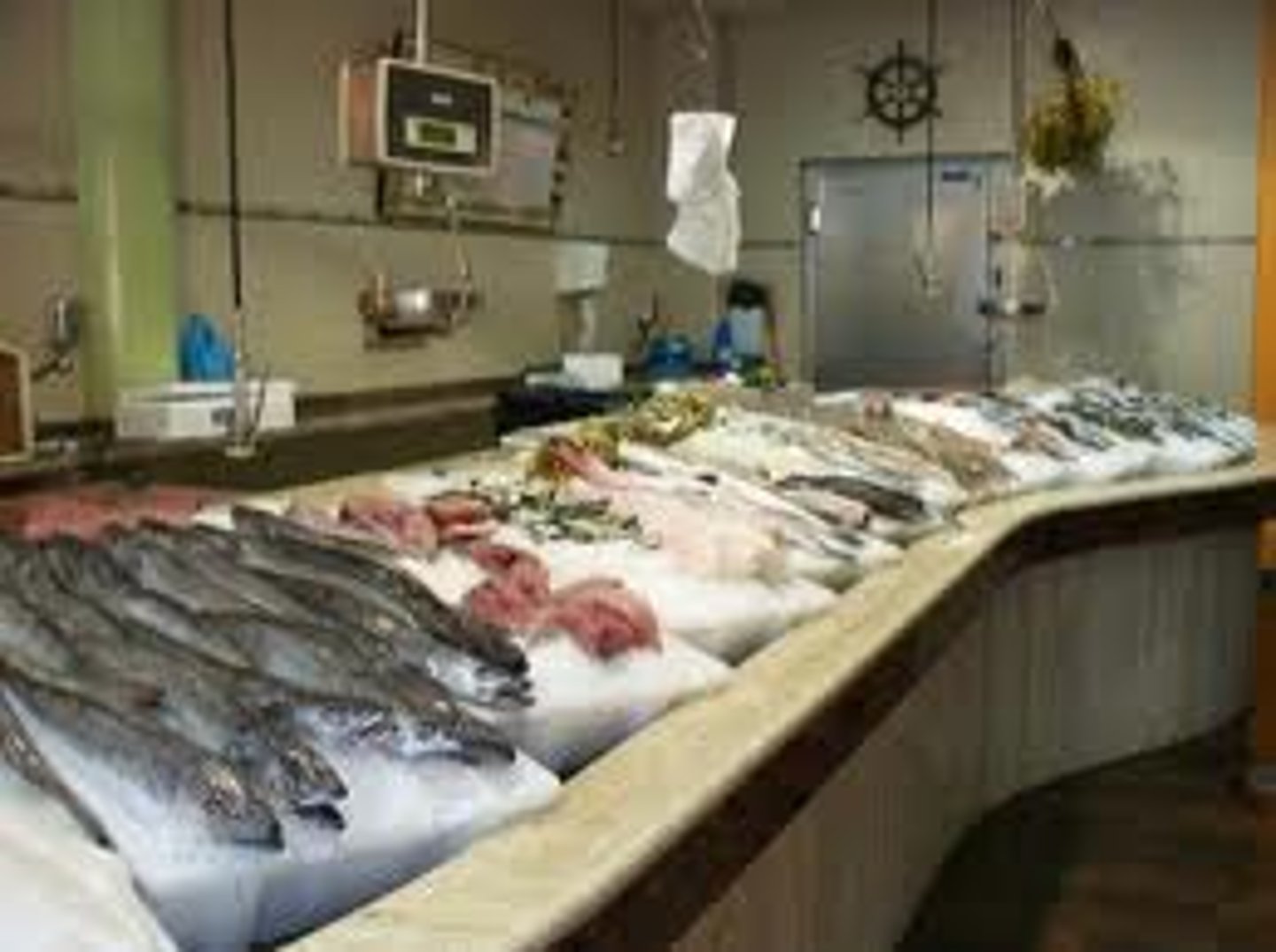 <p>at/to/in the fish shop</p>