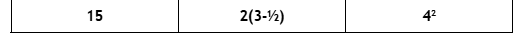 <p><span style="font-family: &quot;Trebuchet MS&quot;, sans-serif; color: rgb(217, 137, 137);">Could be fixed things,</span><span style="font-family: &quot;Trebuchet MS&quot;, sans-serif;"> such as numbers, or expressions with number</span></p>