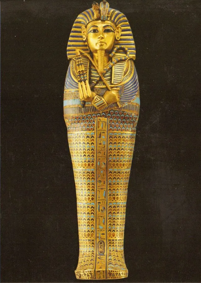 <p>Tutankhamun’s tomb, innermost coffin</p>