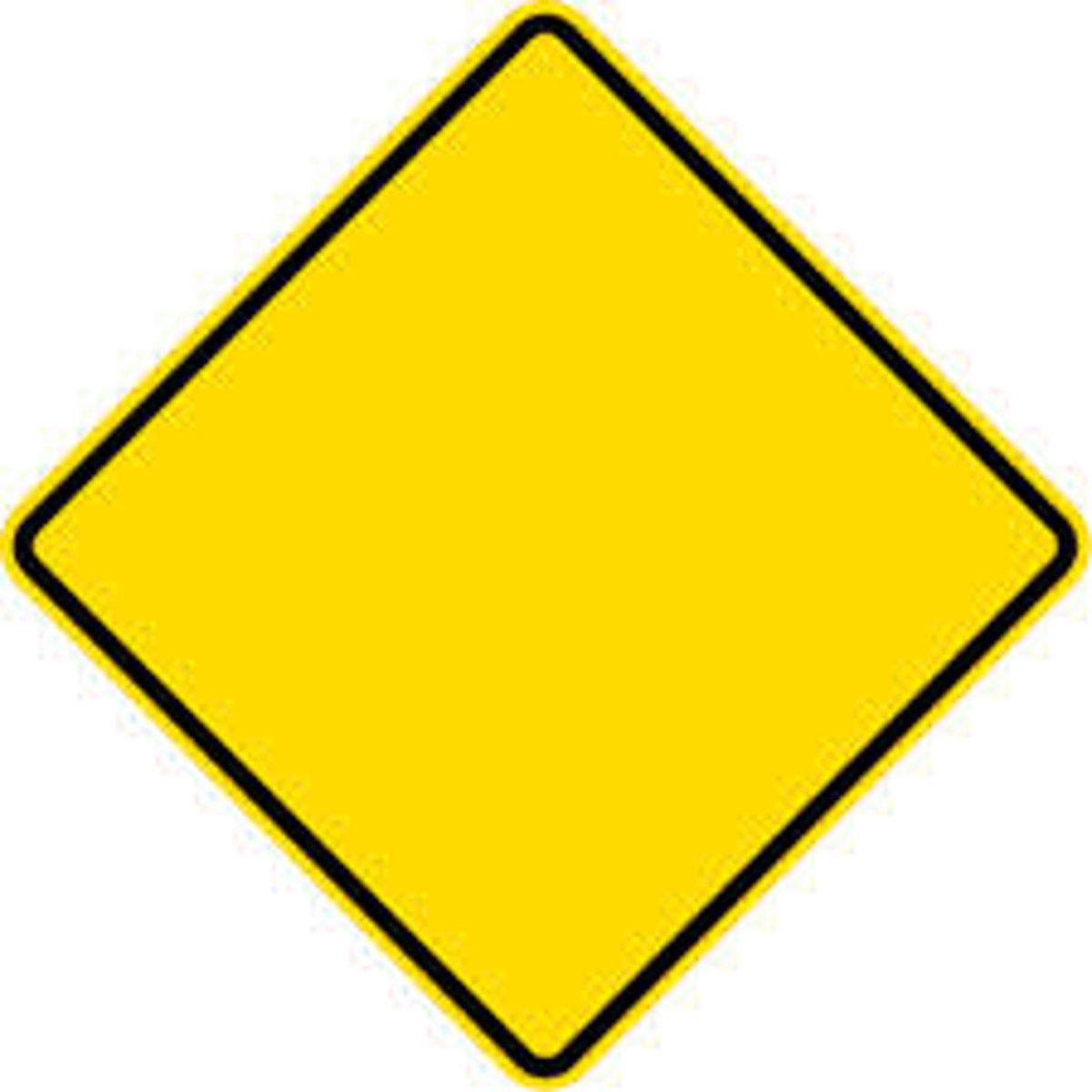 <p>Many of the yellow diamond warning signs. Especially slow down on wet road.</p>
