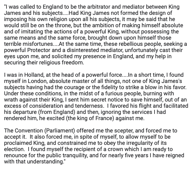 <p><span><span>William's description of his status within the English government is best explained by which of the following?</span></span></p>