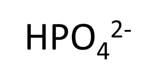 <p>HPO4 2- -2 Charge</p>