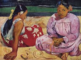 <p><strong>Femmes de Tahiti (ou <em>Deux femmes tahitiennes</em>)</strong> – 1891</p>