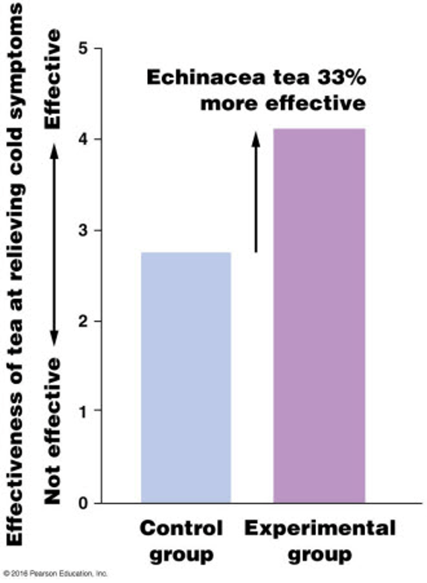 <p>a graph where each bar represents the frequency or relative frequency for each group</p>