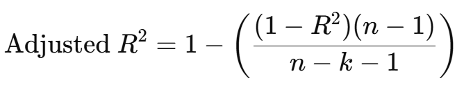 <p>use to see if a model with more variables gives better fit, use when lots of variables </p>