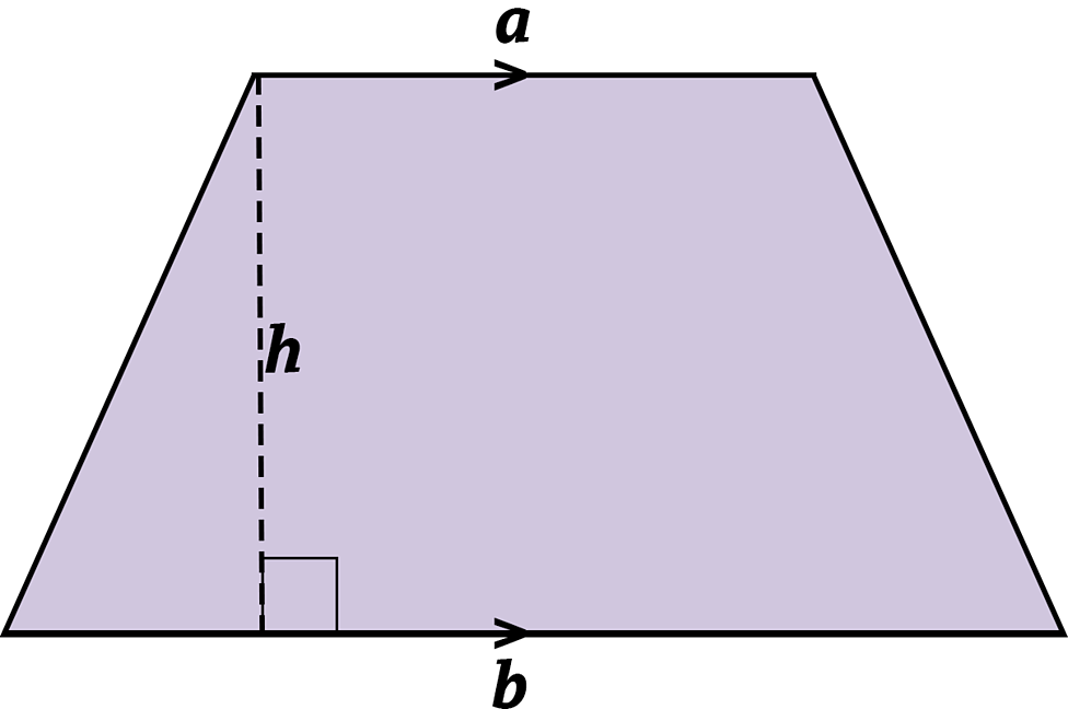 <p>1/2(<span>𝑎</span> + <span>𝑏</span>)ℎ</p>