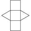 <p>Two dimensional representation or pattern for a three-dimensional object</p>