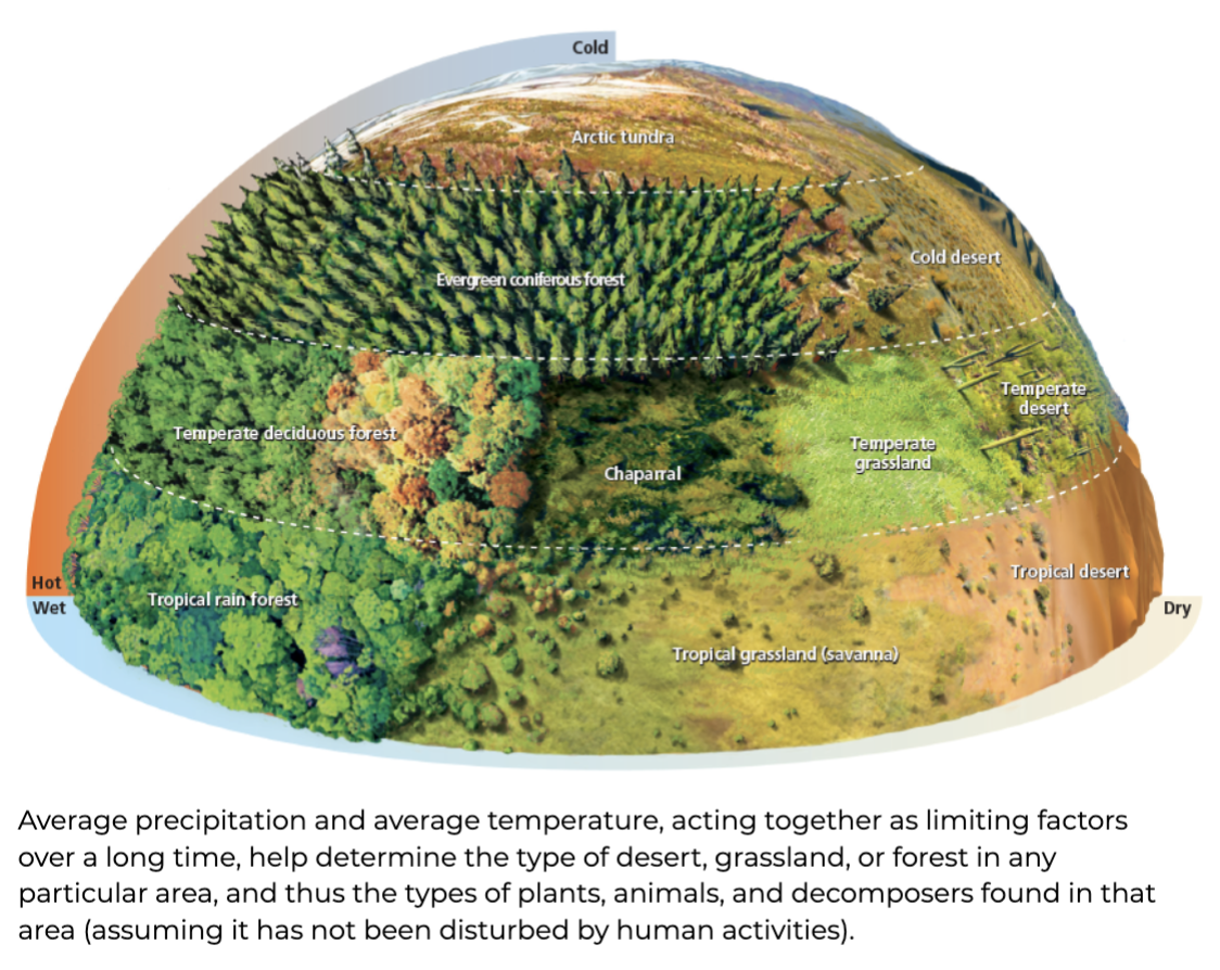 <p><span><strong>Climate Affects Where Terrestrial Organisms Can Live</strong></span></p>