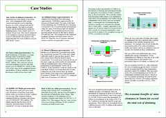 A study that compares the costs and benefits to society of providing a public good. Helps gov't decide which public goods to provide and in what quantities. When choosing between alternatives, you must make sure that values are in the same units.