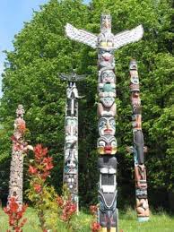 <p>A totem pole was used by Northwest peoples to tell a three-part story about their past, present, and future.</p>