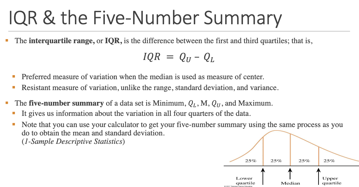 <p><strong>Minimum, Q1 (first quartile), Median (Q2), Q3 (third quartile), Maximum</strong>. This summary gives an overview of the distribution’s spread and center.</p>