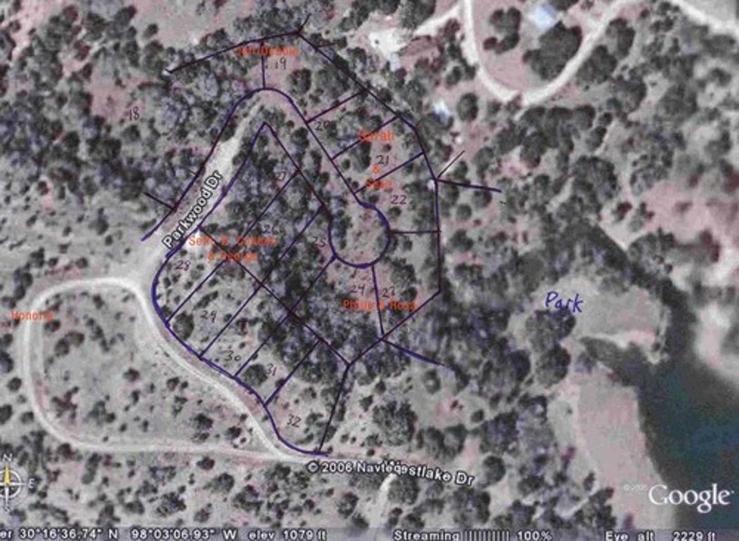 <p>Detailed map illustrating the geographic boundaries of individual lots, a reference map.</p>