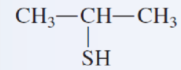 <p>name the following thiols: </p>